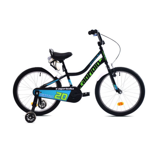 DETSKÝ BICYKEL CAPRIOLO DIAVOLO KID 20"HT black green