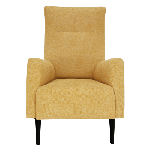 Kreslo ušiak, žltá/čierna, SAMY