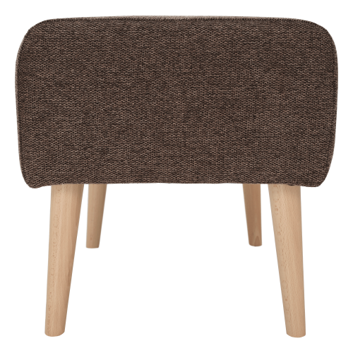 Taburet, hnedá/buk, SAMY