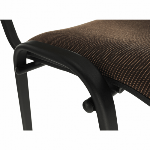 Kancelárska stolička, hnedá, ISO NEW