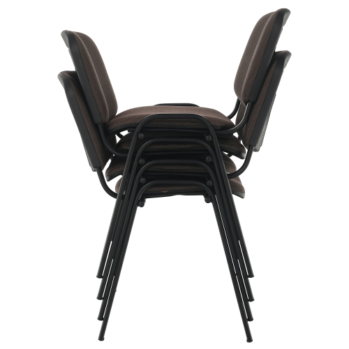 Kancelárska stolička, hnedá, ISO NEW