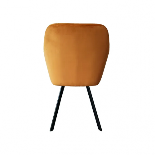 Kreslo, látka zamat horčicová/čierna, ZERON NEW