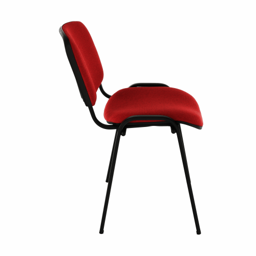 Kancelárska stolička, červená, ISO NEW