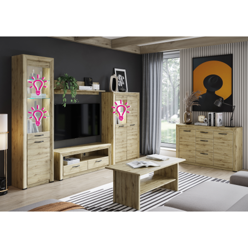 LED osvetlenie, 3-klipové, biela, SANTANA, SAFARI, RUNOL