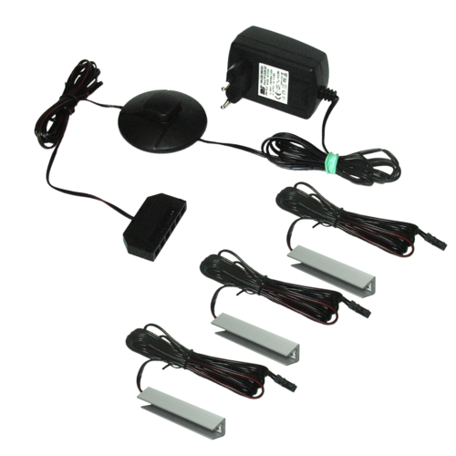 LED osvetlenie, 3-klipové, biela, SANTANA, SAFARI, RUNOL