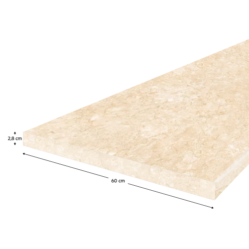 Pracovná doska, hrúbka 2,8 cm, royal beigemarble Pracovná doska, hrúbka 2,8 cm, royal beigemarble