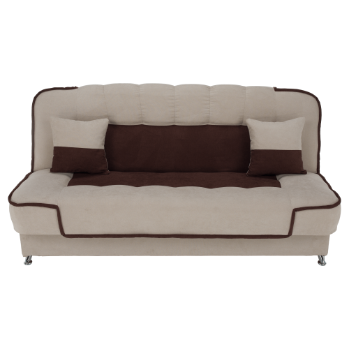 Rozkladacia pohovka, béžová/hnedá, PERSI