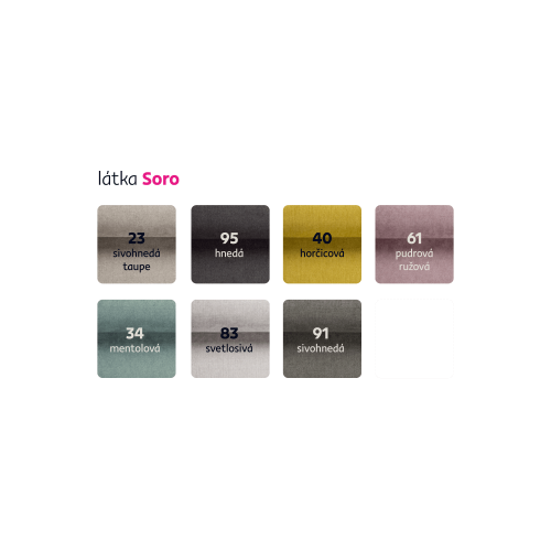 Rozkladacia pohovka, béžová/hnedá, PERSI