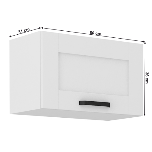 Horná skrinka, biela, LULA 60 GU-36 1F Horná skrinka, biela, LULA 60 GU-36 1F