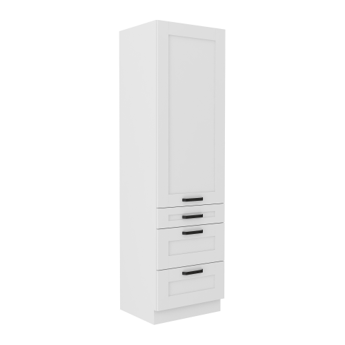 Vysoká skrinka, biela, LULA 60 DKS-210 3S 1F Vysoká skrinka, biela, LULA 60 DKS-210 3S 1F