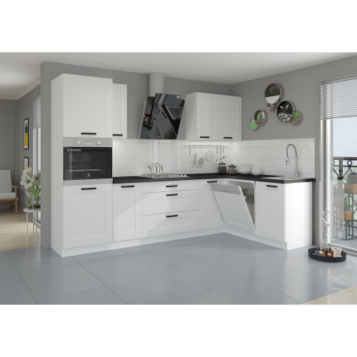 Dvierka na umývačku riadu, biela/biela, LULA ZM 713x596