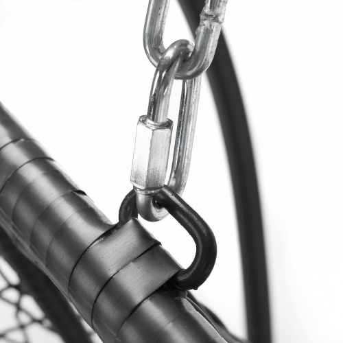 Závesné dvojkreslo, sivá, DALVEA 2 NEW