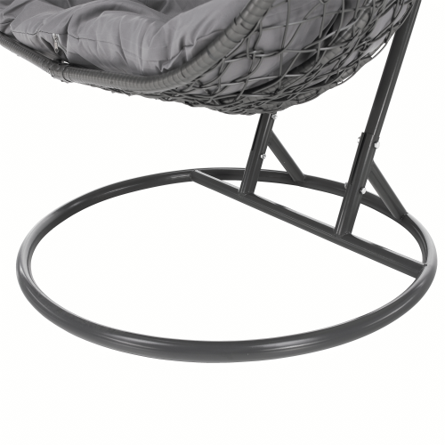 Závesné dvojkreslo, sivá, DALVEA 2 NEW