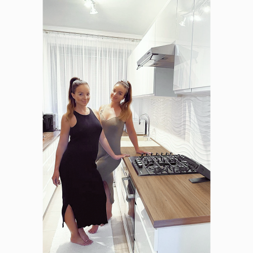 Potravinová skrinka, biela/biela extra vysoký lesk, ľavá, AURORA D60P