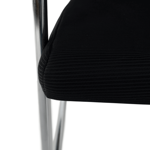 Zasadacia stolička, čierna, RAVIL