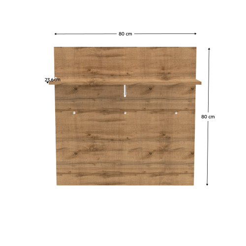 Vešiaková stena, dub wotan/biela, IRIA B