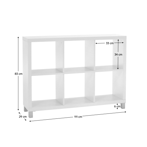 Regál, biela, TOFI 4 NEW