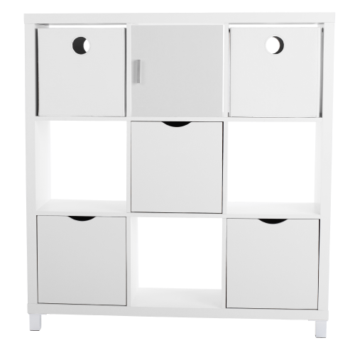 Regál, biela, TOFI 5 NEW