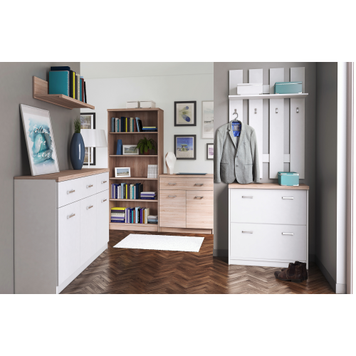 Komoda 2D1S/60, dub sonoma, TOPTY TYP 42