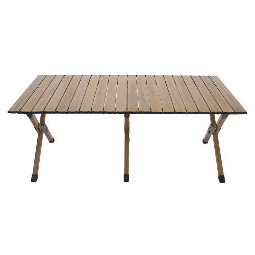 Kempingový stôl, hnedá, ARTUR