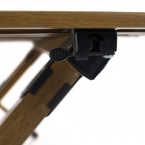 Kempingový stôl, hnedá, ARTUR