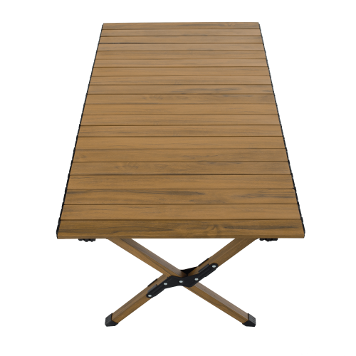 Kempingový stôl, hnedá, ARTUR
