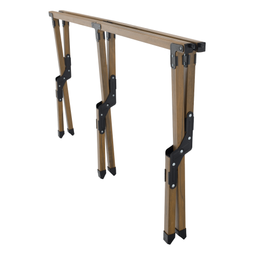 Kempingový stôl, hnedá, ARTUR