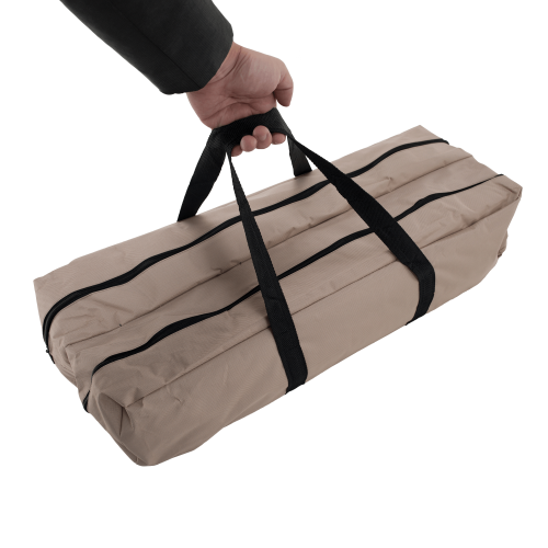 Kempingový stôl, hnedá, ARTUR