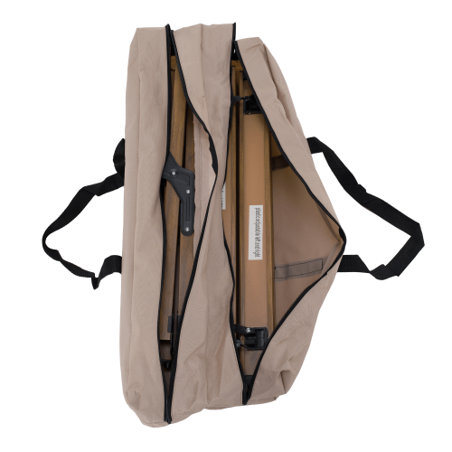 Kempingový stôl, hnedá, ARTUR