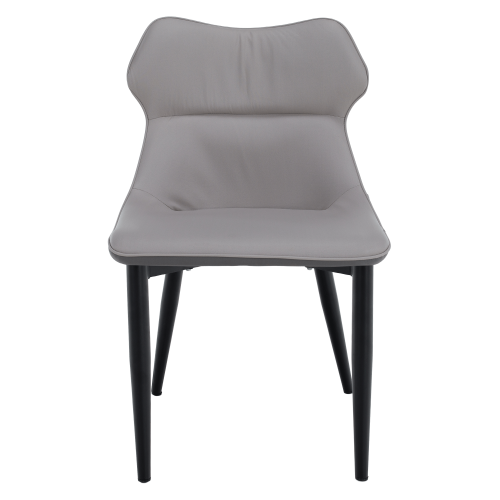 Jedálenská stolička, svetlosivá/tmavosivá/čierna, TABITA