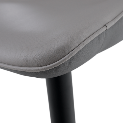 Jedálenská stolička, svetlosivá/tmavosivá/čierna, TABITA