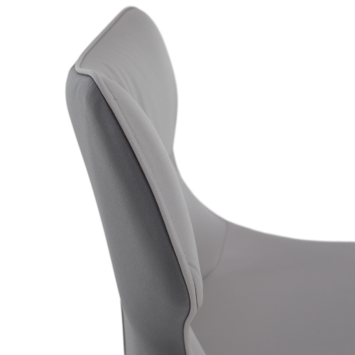 Jedálenská stolička, svetlosivá/tmavosivá/čierna, TABITA