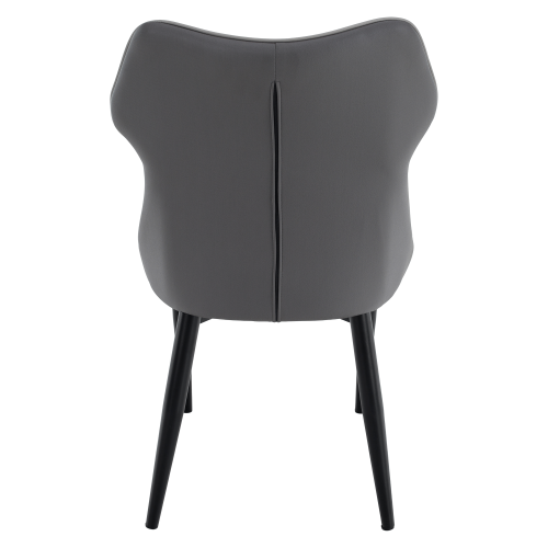 Jedálenská stolička, svetlosivá/tmavosivá/čierna, TABITA