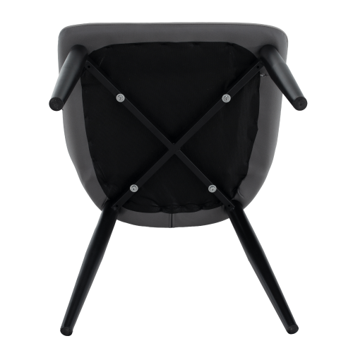 Jedálenská stolička, svetlosivá/tmavosivá/čierna, TABITA