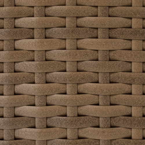 Záhradný ratanový set, prírodná/svetlosivá, RANDI