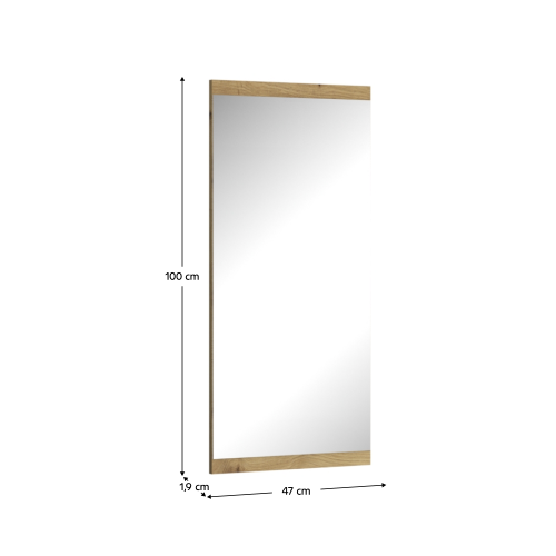 Zrkadlo 50, dub artisan, AIRON
