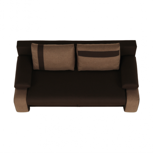 Rozkladacia pohovka, čokoládová/svetlohnedá, BOLIVIA