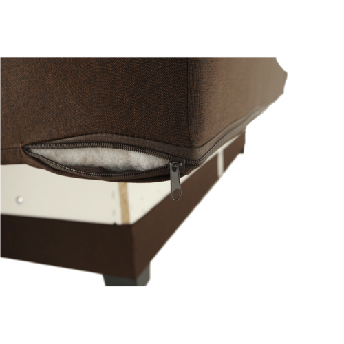 Rozkladacia pohovka, čokoládová/svetlohnedá, BOLIVIA