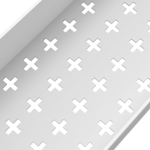 Pojazdný regál, biela, ALIOL TYP 1