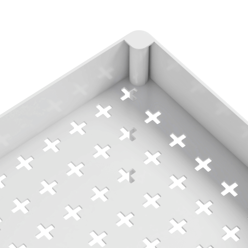 Pojazdný regál, biela, ALIOL TYP 1