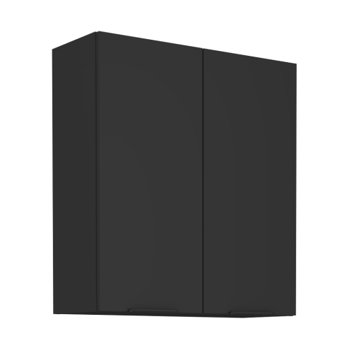 Horná skrinka, čierna, SIBER 80 G-90 2F Horná skrinka, čierna, SIBER 80 G-90 2F