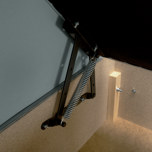 Váľanda s úložným priestorom, mentolová, AURIA UNI