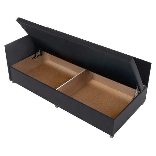 Váľanda s úložným priestorom, sivá, AURIA UNI