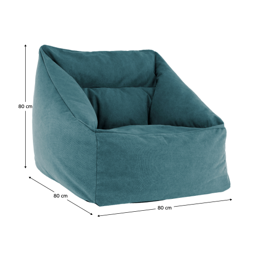 Sedací vak, zelená látka, URASON