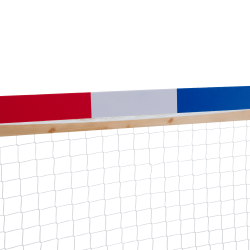 Montessori posteľ, prírodná/biela/modrá/červená, 90x200, FUTAL