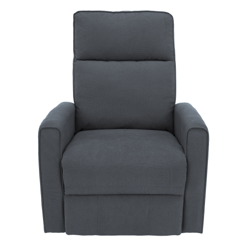 Relaxačné otočné kreslo, sivá, MEKENZI