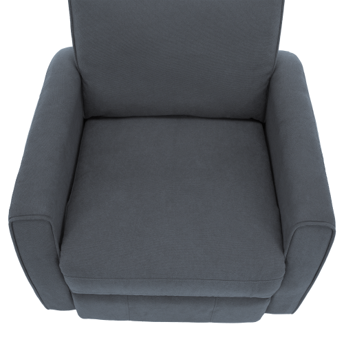 Relaxačné otočné kreslo, sivá, MEKENZI
