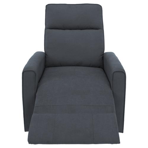 Relaxačné otočné kreslo, sivá, MEKENZI