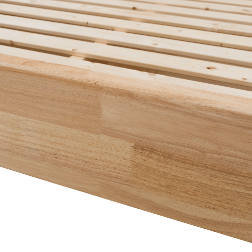 Manželská posteľ, 180x200, masívne drevo, prírodná, FLORENCIA