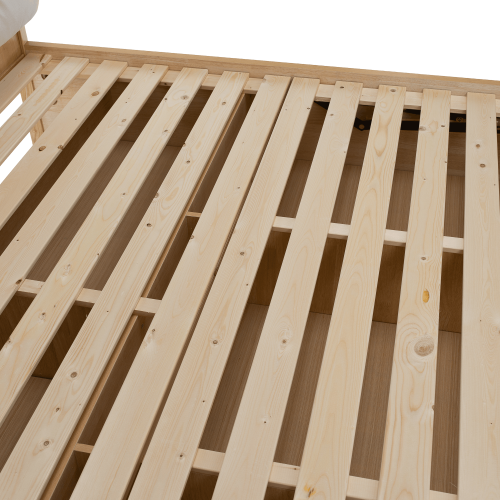 Manželská posteľ, 180x200, masívne drevo, prírodná, FLORENCIA